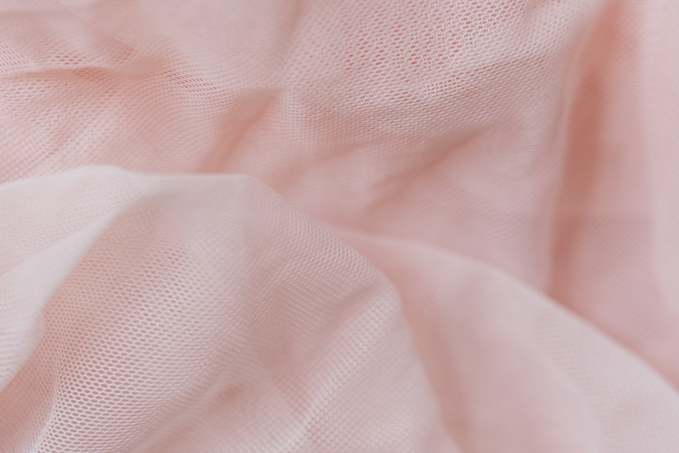 Light Pink Tulle Fabric